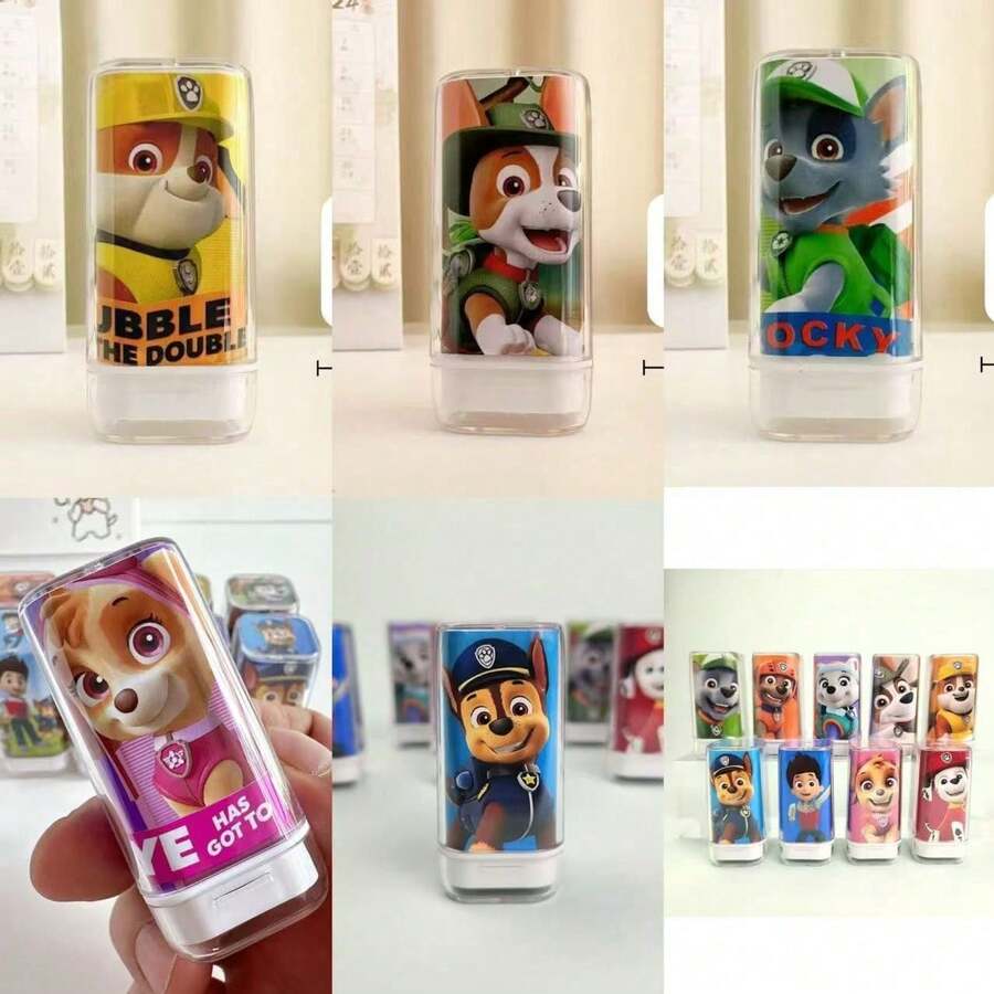 1 con dấu chủ đề Paw Patrol vui nhộn, phù hợp để vẽ mặt, làm scrapbook DIY, sáng tạo nghệ thuật và trang trí album ảnh, cũng dùng làm phần thưởng lớp học và quà tặng tiệc (kiểu ngẫu nhiên)
