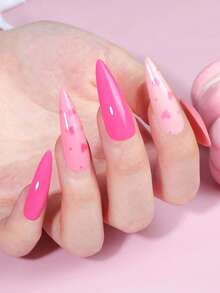 peacecolor 30pcs/Set 10ML Nude Macaron Bright & Dark Gel Nail Polish Set, Long-Lasting Semi-Permanent Nail Art, Suitable For Beginners - Multicolor - View 2
