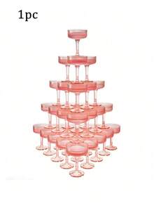 Bộ ly cocktail trong suốt, bao gồm ly Martini, ly Champagne và ly Cocktail, thích hợp cho tiệc sinh nhật, Ngày Valentine, Lễ Phục Sinh, đám cưới, lễ hội và các buổi dã ngoại, v.v. / Bộ đồ ăn cao cấp và trang nhã, lý tưởng cho đám cưới, các sự kiện cocktail và trang trí quầy tráng miệng, có thể tái sử dụng và chống vỡ. - Xem 13