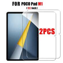 2er Pack Bildschirmschutz für Xiaomi Pad Mini / Pad 7/Pad 7pro/Pad 8/Pad 8pro/ POCO Pad X1/ M1/Tablet, 9H Härtegrad kratzfestes gehärtetes Glas, kompatibel mit Handyhülle, hochauflösender transparenter blasenfreier Schutzfilm, Tablet-Bildschirmschutz - Transparent - Übersicht 4