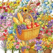 50Pcs New PET Transparent Flower Stickers Colorful Floral Decals Waterproof Decor For Fridge Bottle Daily Items - 50 PCS - View 3
