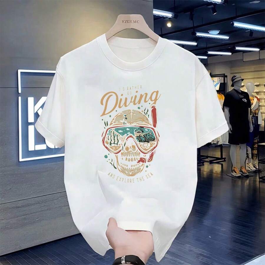 Men T-Shirts - White - View 1