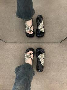 Women Platforms & Wedge Sandals - Beige - View 4