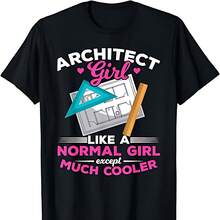 Fun Architecture Architect Women Architect T-Shirt - 黑色 - 查看 1