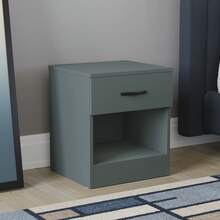 Home Discount Vida Designs Riano 1 Drawer Bedside Chest Cabinet Table Nightstand Coffee Sock Drawers Storage Organisation Display - Green - Green - View 12