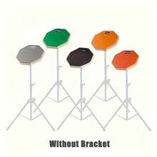 8 Inch Double-Sided 3-Layer Silent Drum Practice Pad, Drum Mute Pad, Multiple Colors Available, Multiple Colors Available, Suitable For Drum Beginners Mute Pad Percussion Board - Multicolor - View 9