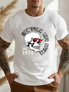 T-shirts för män - Vitt - Visa 6