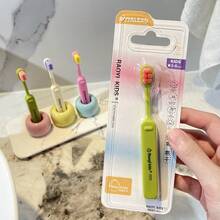 1入兒童軟毛牙刷 0-3歲嬰幼兒出牙期訓練牙刷 家用高品質 耐用 男女適用 幼兒口腔護理磨牙刷 超柔軟刷毛 呵護寶寶牙齒與牙齦 牙醫推薦 - 彩色 - 查看 9