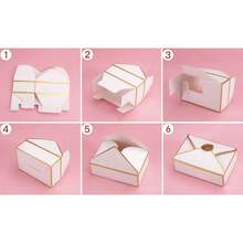 10/50pcs Blank Wrapping Paper Gift Boxes, Creative Classic Envelope Gift Boxes, Wedding Gift Boxes, Birthday Party Cosmetic Packaging Boxes - View 5