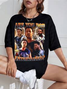 Don't Like Russell Crowe As Maximus The Gladiator? Retro Vintage 90s Style T-Shirt_2026 New Gladiator Maximus T-Shirt, Graphic T-Shirt Inspired By The Russell Crowe Film, Unisex Sizes Available, Retro Lig - Black - View 1