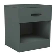 Home Discount Vida Designs Riano 1 Drawer Bedside Chest Cabinet Table Nightstand Coffee Sock Drawers Storage Organisation Display - Green - Green - View 3