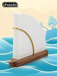 choxila 1pc Coffee Filter Holder, Coffee Filter Storage Rack, Walnut Wood Coffee Filter Stand, Pour Over Coffee Filter Holder - Filter Paper Holder - View 7