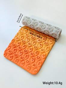 聚合物黏土紋理滾輪，花卉壓花聚合物黏土紋理滾輪 | 壓花陶藝紋理滾輪，適用於珠寶製作，類似聚合物黏土紋理片，可搭配聚合物黏土切割器使用，適合DIY手工藝、藝術設計和珠寶製作 - Texture Roller - 查看 13