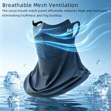 mohuan Women's Sun Protection Face Mask, Everyday Sunshade, Full-Face UV Protection Face Mask, With Mesh Eye Mask, Convenient Drinking Design, 3D Fit, Suitable For Outdoor Activities, Sun Protection, Cycling, Driving, Summer Accessories, Outdoor Cycling Sunshade. - Multicolor - View 6