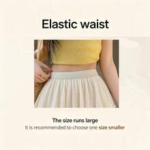New Arrival Ballet Style Tulle Mini Skirt, Princess Puff Skirt, Elegant Lace Skirt For Spring/Summer - Apricot - View 6