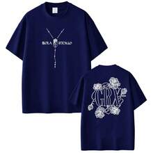 Lola Indigo GRX Tour 2026 Double Sided Printed T Shirt For Men Women Fashion O-Neck T-Shirts Casual Oversized Cotton Tee Shirt - 白色 - 查看 8