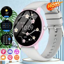High-Definition Round Screen Smart Watch With Replaceable Strap, Fashion Digital Watch, Supports Calls And Music Control, Unisex Sports Watch - Multicolor - View 1
