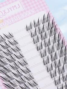 120片向日葵假睫毛，卡通向日葵設計，增強眼妝效果，可重複使用 - C - 查看 5