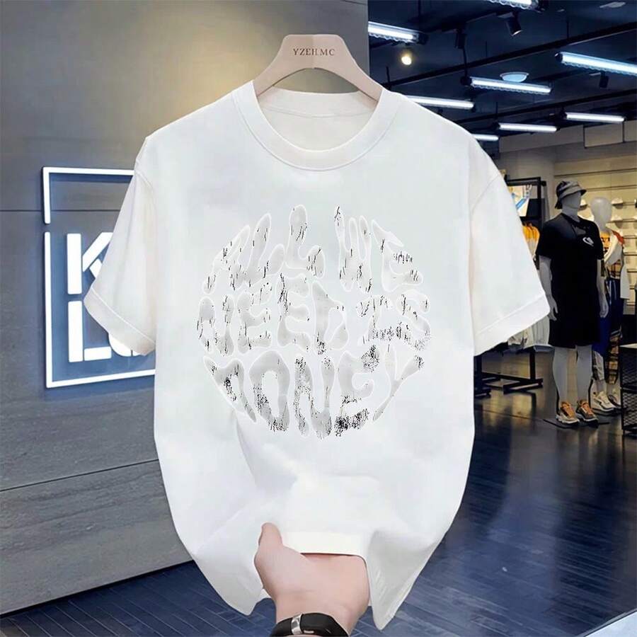 Men T-Shirts - 白色 - 查看 1