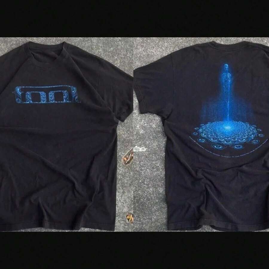 TOOL Rock Band Tour Short Sleeve Black Color Classic 2 Side T-Shirt - Black - View 1