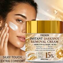 FRESKIN 美白亮膚霜 - 減少黑斑外觀，含熊果苷、菸鹼醯胺及維生素E & C 立即見效，不油膩配方適用於老年斑與皺紋 - 提亮並均勻膚色，減輕色素沉澱 - 美白霜60g - 查看 1