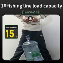 Bkuman 16-Strand Pink 100m/150m/200m Polyethylene Braided Fishing Line, High Abrasion Resistance, Smooth Coating, Fade-Resistant, Burst-Resistant, Suitable For Lure Casting, Long Distance Casting, Freshwater And Saltwater Fishing - Pink - View 7