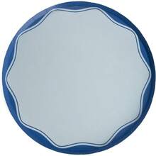 Platos de cena de bloque de color, platos desechables de 10.5 pulgadas en varios colores por, perfectos para cumpleaos, da festivo, cenas y alojamiento diario azul - Azul - Ver 1