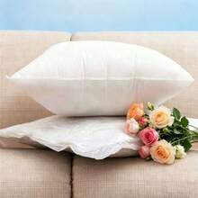 40cm*40cm/50*50cm/60*60cm/70*70cm/80*80cm/Pillow Insert. 1pcs1pc/2pcs1pc. Factory Direct Supply Frosted Fabric Pillow Insert High Elasticity Full, PP Cotton Filling Not Easy To Collapse. Multiple Sizes Pillow Inner Core. Sofa Pillow Car Pillow Inner Core, - White - View 3