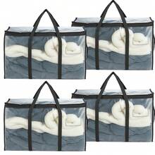 Clothes Storage Bags Large Zipper Moving Wardrobe Organizer Set - View 13