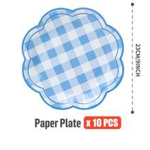 10pcs/25pcs/50pcs Octagonal Petal Series Disposable Plates, Party Supplies, Gathering Supplies, Holiday Supplies, Suitable For Gender Reveal, Birthday Party, Theme Party, Family Picnic - View 23