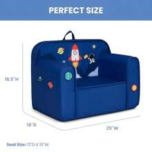 Delta Silla Infantil Cozee Mix and Match con Parches Intercambiables - Diseño: Espacio - Espacio - Ver 4