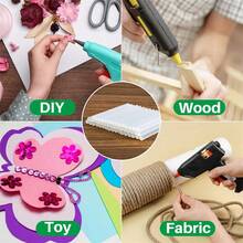 5 قطع/10 قطع/20 قطعة/100 قطعة عصي غراء ساخن شفافة، عصي غراء DIY عالية الالتصاق 7/200 مم - A - مشاهدة 4