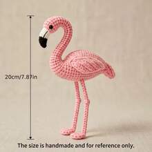 Peacock/Flamingo/Mockingbird And Other Small Bird Crochet Material Kit (Not Finished Product, Needs To Be Hand Woven) Suitable For Beginners Crochet Kit - Includes All Crochet Materials And Graphic Tutorials. Handmade Lucky Gift. - Multicolor - View 2