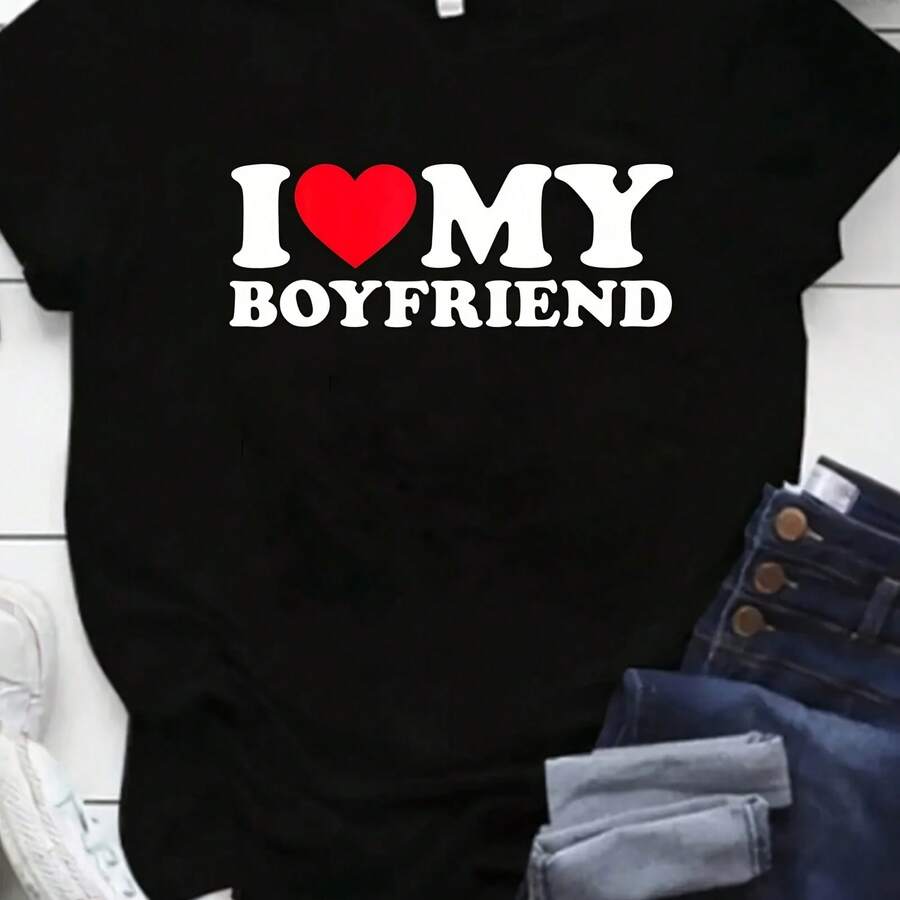 I Love My friend ogan Graphic Tee - Negro - Ver 1