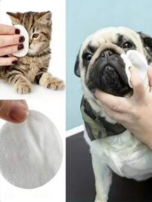 YEGBONG Pet Eye Cleaning Wipes - Made Of Durable Polyester Material, Suitable For Cleaning Cat And Dog Eyes, Removing Tear Stains, Suitable For All Breeds, Easy To Use, Perfect Gift For Pets. (New Model Will Be Sent First. Upgraded Version) - Multicolor - View 4