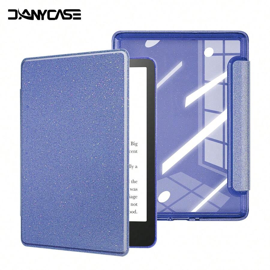 Kindle 10th Gen 2019/11th Gen 2022/2024 Kindle Paperwhite 11th Gen 2021/12th Gen 2024 Colorsoft 12th Gen 2024 Compatible Protective Case Auto Sleep/Wake - Sparkling Deep Blue - View 1