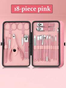 2-24pcs Nail Care Set, Nail Tool Set, Nail Care Kit, Nail Tools, Nail Clippers, Portable Travel Women's Gift - Multicolor - View 14