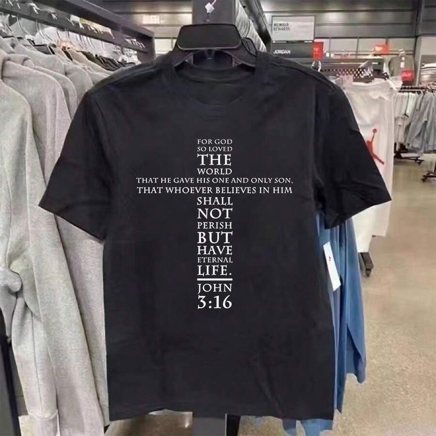 T-Shirts Hommes - Noir - Voir 1