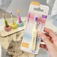 1入兒童軟毛牙刷 0-3歲嬰幼兒出牙期訓練牙刷 家用高品質 耐用 男女適用 幼兒口腔護理磨牙刷 超柔軟刷毛 呵護寶寶牙齒與牙齦 牙醫推薦 - 彩色 - 查看 11