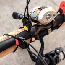 1pc Fishing Rod Wrap Strap, Hook & Loop Fishing Rod Strap, Fishing Rod Binding Storage Rope, Fishing Rod Tie For Casting Rod, Spinning Rod And Fly Rod - Multicolor - View 7