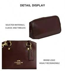 Coach Lara Printed Women's Shoulder Strap Crossbody Bag CEA01IMMPL - 楓樹棕色CEA01IMMPL - 查看 8