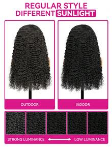 ISEE HAIR Wear Go 無膠水波紋 HD 7*5 蕾絲假髮 180% 密度 30 英吋標準長度 自然色 預剪蕾絲 預拔髮際線 真人髮 女用日常款 - SNatural - 查看 5