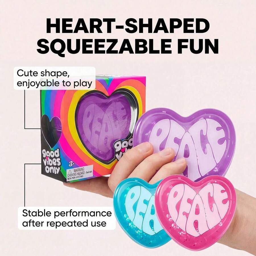 Stress Relief Squeeze Fidget Toy Ergonomic Handheld Accessory For Boosting Focus Level Calming Restless Thoughts And Improving Daily Mental State Random Style Delivery - Multicolor - View 1