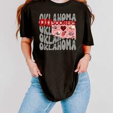 OU Sooners T-Shirt Oklahoma Game Day Tee - 黑色 - 查看 1