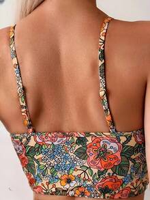 New Fashion Bikini Set For Women - Flower - View 5