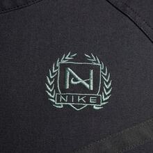 Nike American Preppy Style Logo Letter Print Stand Collar Zip-Up Long Sleeve Jacket For Men - Black - View 3