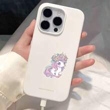 56pcs Cute Unicorn Transparent PET Stickers, Cross-Border Applicable, Dreamy Fairy Tale Rainbow Horse Pattern, Suitable For Planner And Tablet - 56pcs - View 3