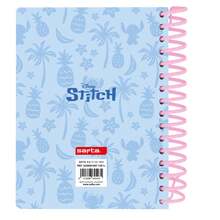 Safta Stitch دفتر ملاحظات بحلقات بتصميم ستيتش، قرطاسية للجنسين للأطفال، دفتر ملاحظات مرخص رسميًا من ديزني مع غلاف إسفنجي مضاد للتوتر، أوراق للملاحظات والرسم، مقاس واحد، لوازم مدرسية وهدية - الأسود - مشاهدة 3