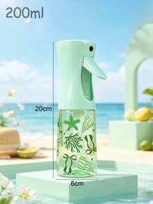 New Green Ocean Pattern PET Refillable Travel Spray Bottle, Professional High Pressure Atomizing Spray Bottle, 200ML/300ml High Pressure Continuous Automatic Vacuum Fine Mist Sprayer, Hair Styling Tool, Hair Care Products And Accessories, Salon Beauty Travel Essentials, Hair Salon Beauty Travel Necessities, Multi-Functional Spray Bottle - Multicolor - View 4