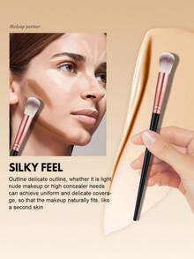 Juego de 9/13/47 piezas de brochas de maquillaje negras con esponjas de belleza, borlas de polvo y bolsa de lavado impermeable, kit de herramientas de maquillaje todo en uno para principiantes - Negro - Ver 5